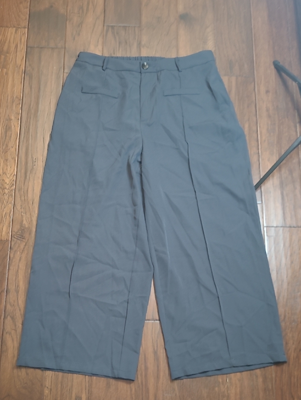 BloomChic Charcoal Grey Wide Leg Trousers size 18-20
